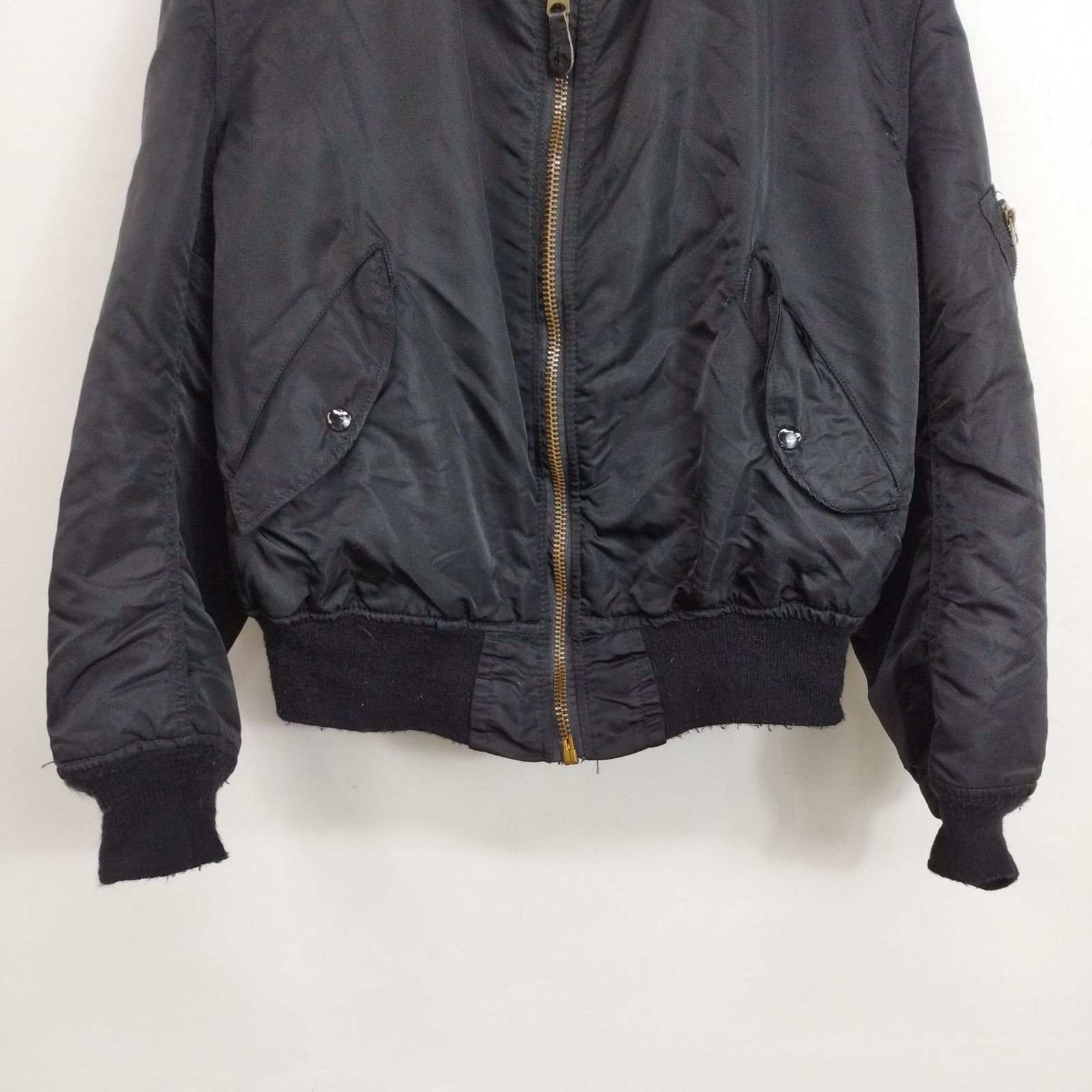 80s Alpha Industries アルファ MA-1 フライトジャケット IDEAL SHOW 