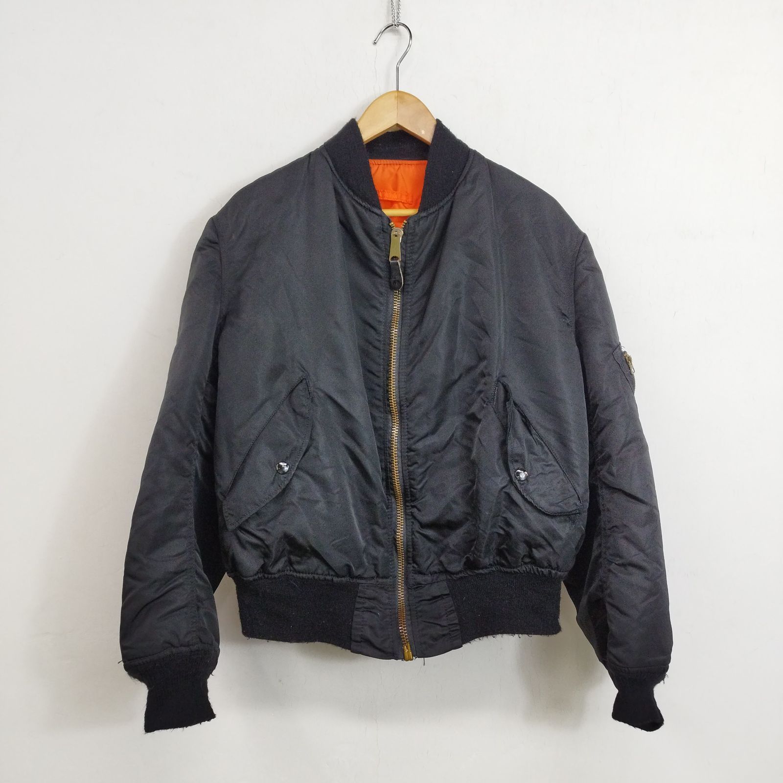 80s Alpha Industries アルファ MA-1 フライトジャケット IDEAL SHOW 