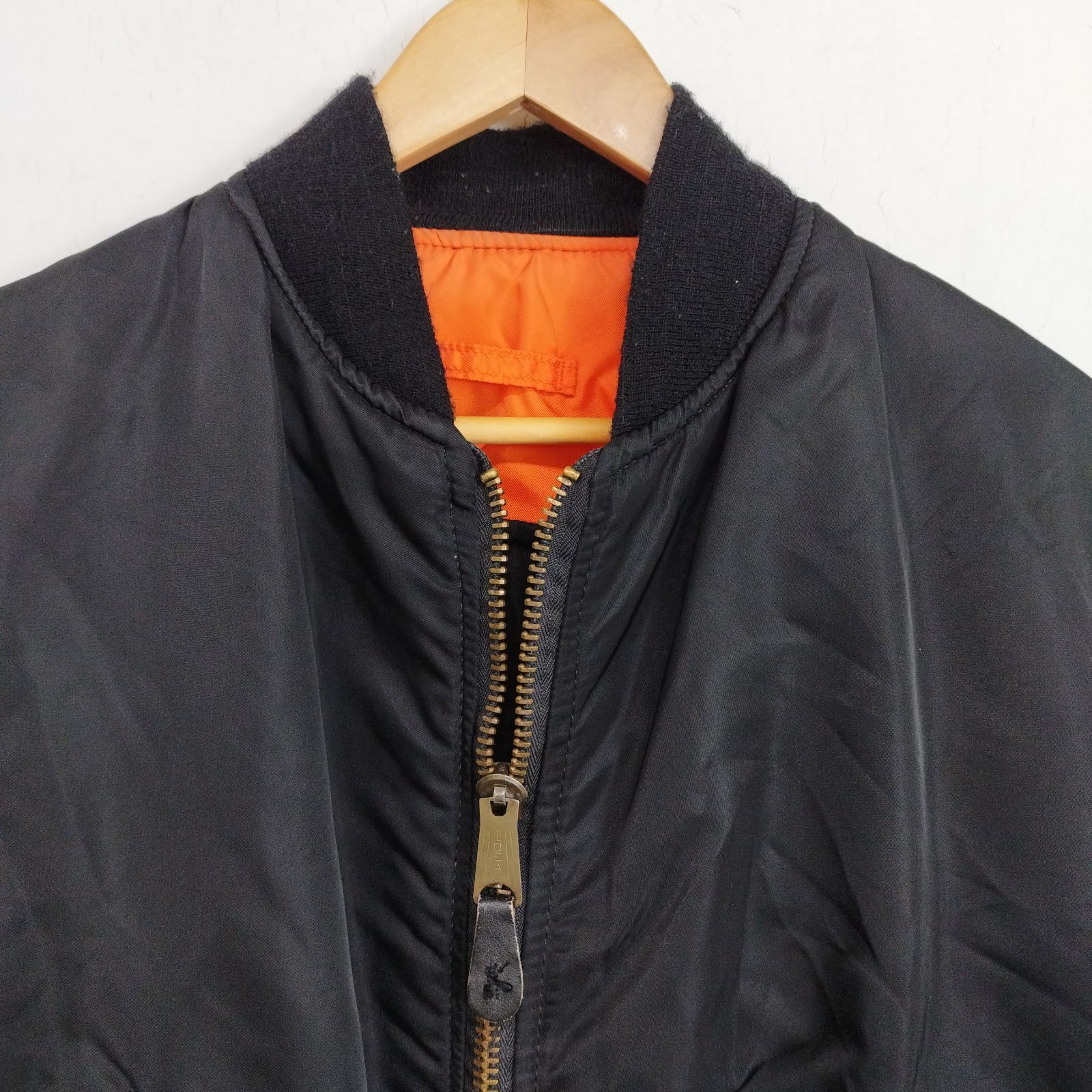 80s Alpha Industries アルファ MA-1 フライトジャケット IDEAL SHOW 