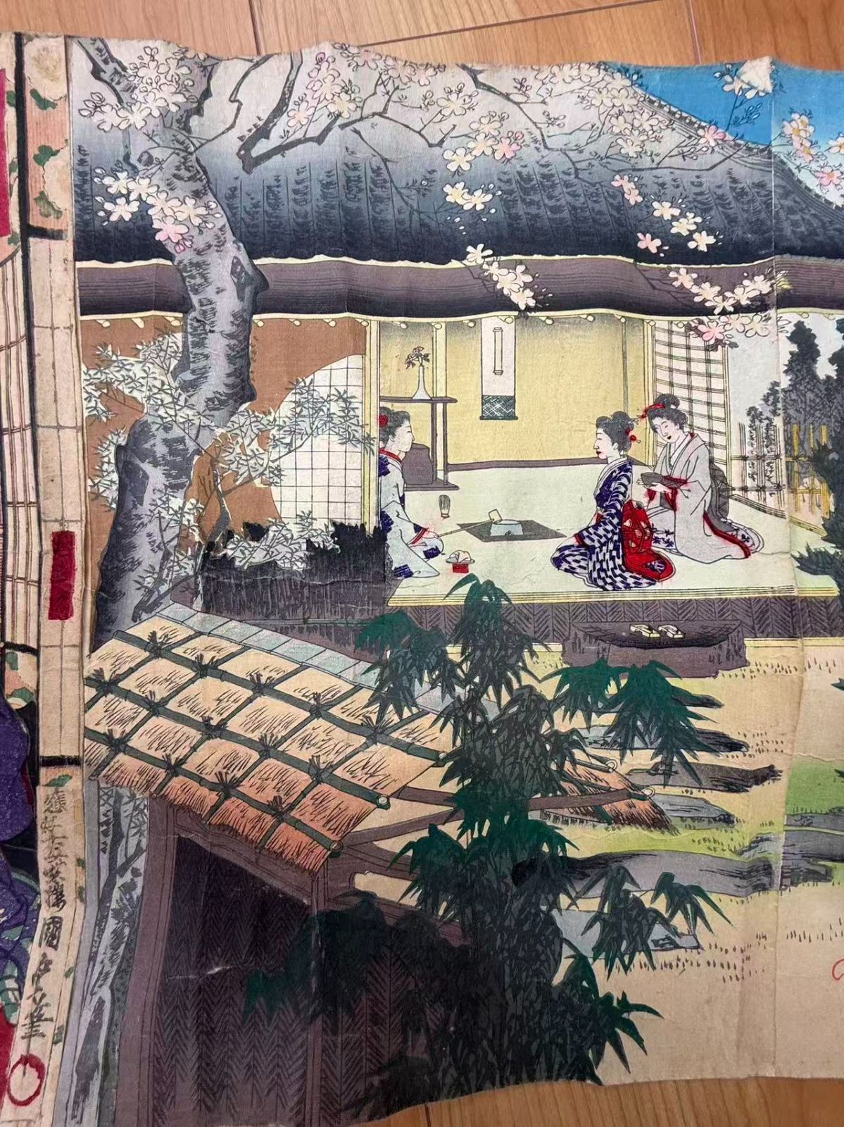 楊洲周延 明治時代 浮世绘 木版画 明治期 浮世絵 六枚続 楊洲周延 美人画 錦絵 木版画 - メルカリ