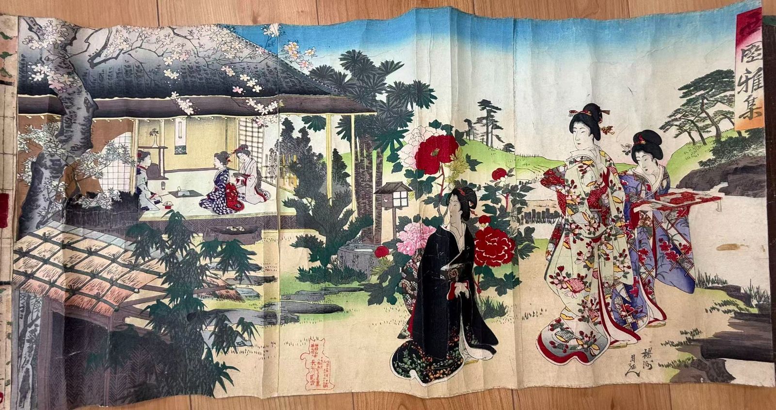 明治期 浮世絵 六枚続 楊洲周延 美人画 錦絵 木版画 - メルカリ 明治期 浮世絵 六枚続 楊洲周延 美人画 錦絵 木版画 - メルカリ