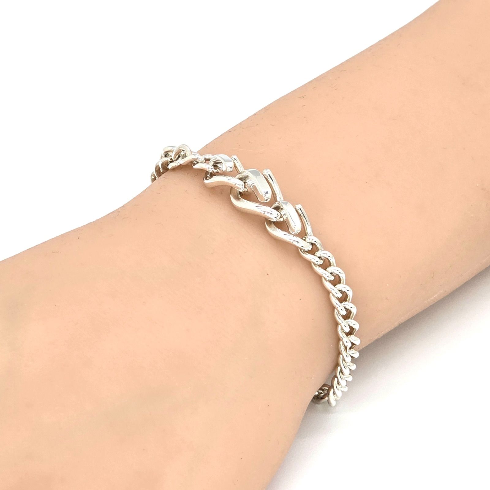 TIFFANY&CO.ティファニー フォージ リンク ブレスレット 22 腕周り約