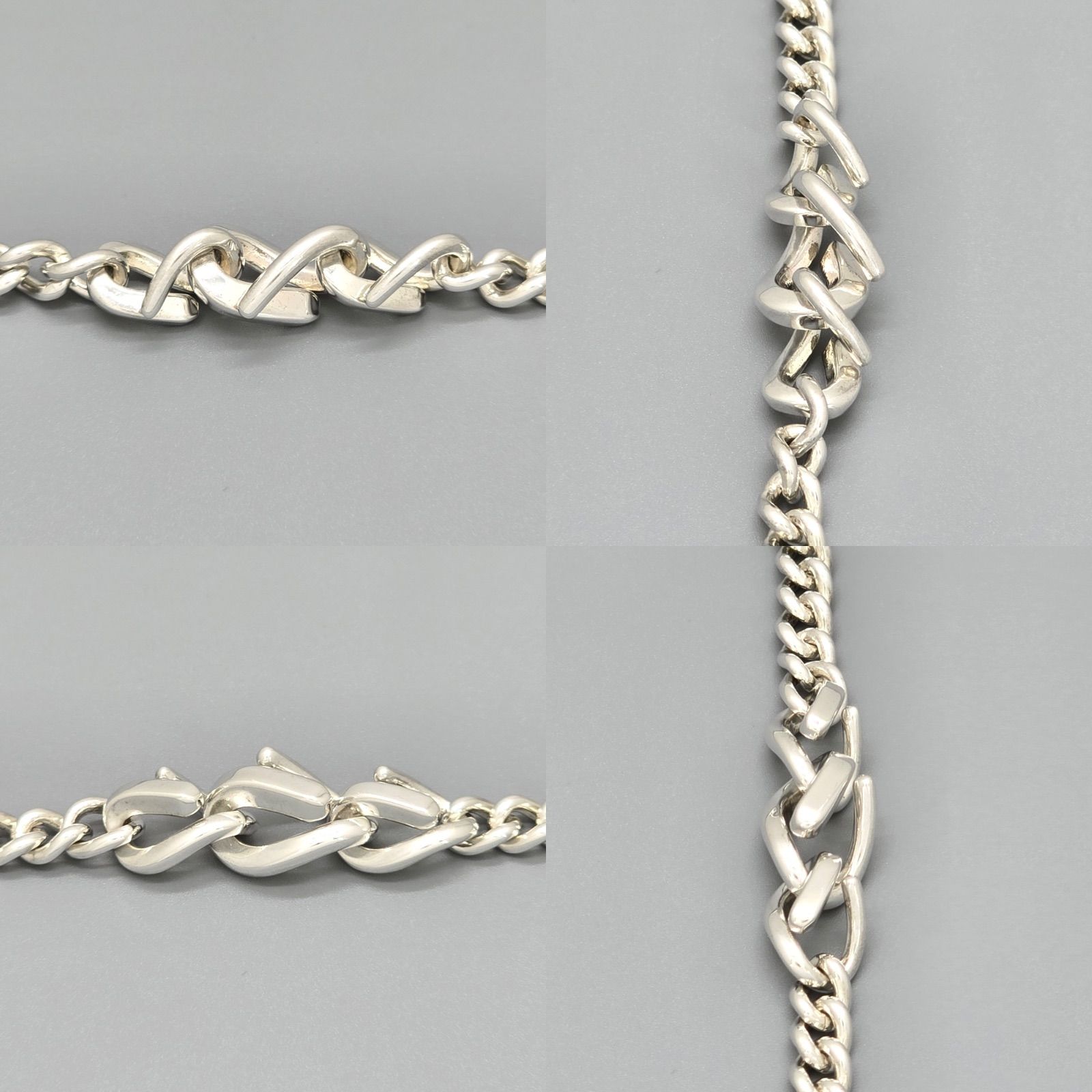 TIFFANY&CO.ティファニー フォージ リンク ブレスレット 22 腕周り約