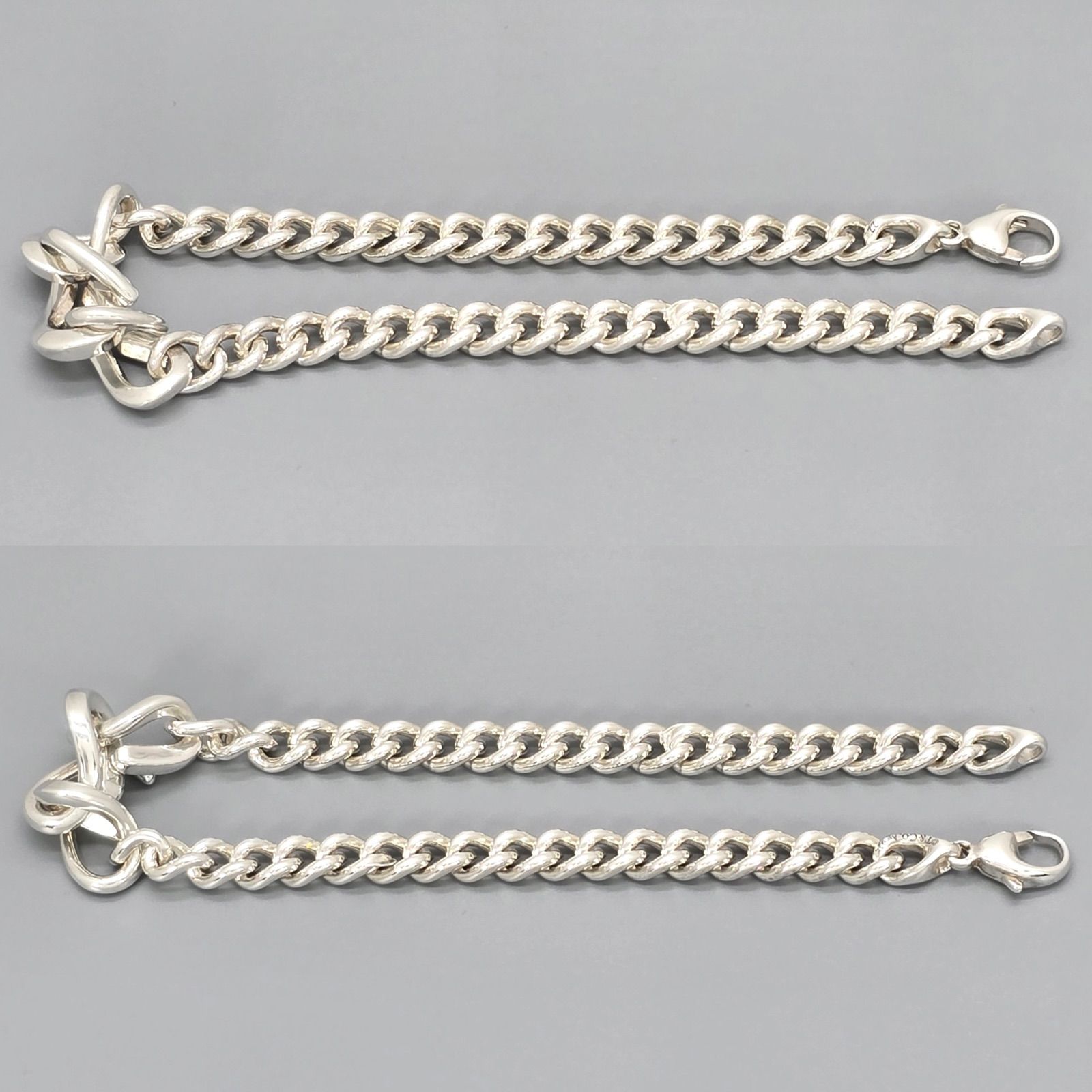 TIFFANY&CO.ティファニー フォージ リンク ブレスレット 22 腕周り約