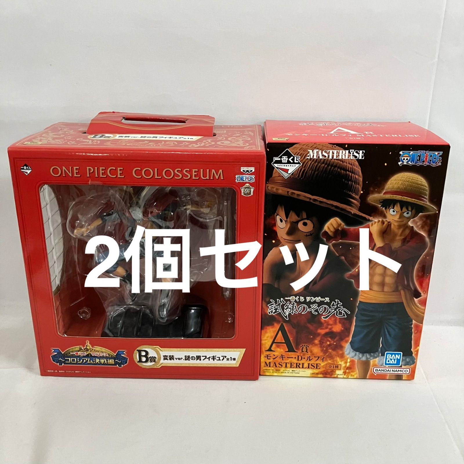 미개봉 이치반 쿠지 원피스 루피 피규어 2개 세트 SF3684 c099