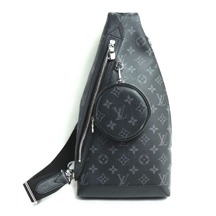 LOUIS VUITTON ルイ・ヴィトン デュオ･スリングバッグ ボディバッグ タイガラマ ブラック M30936 IC メンズ 中古 極美品