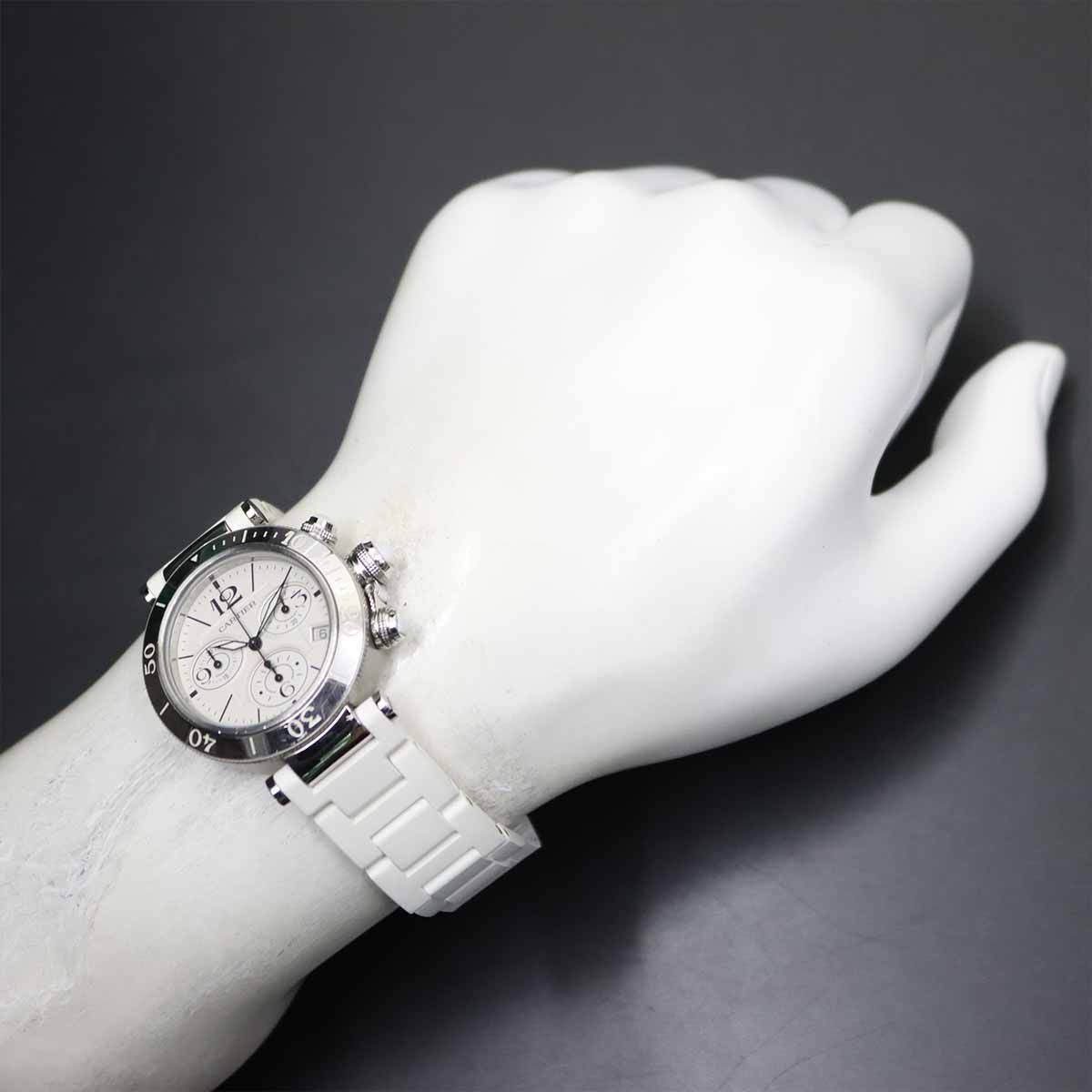 カルティエ Cartier パシャ シータイマー クロノグラフ W3140005 