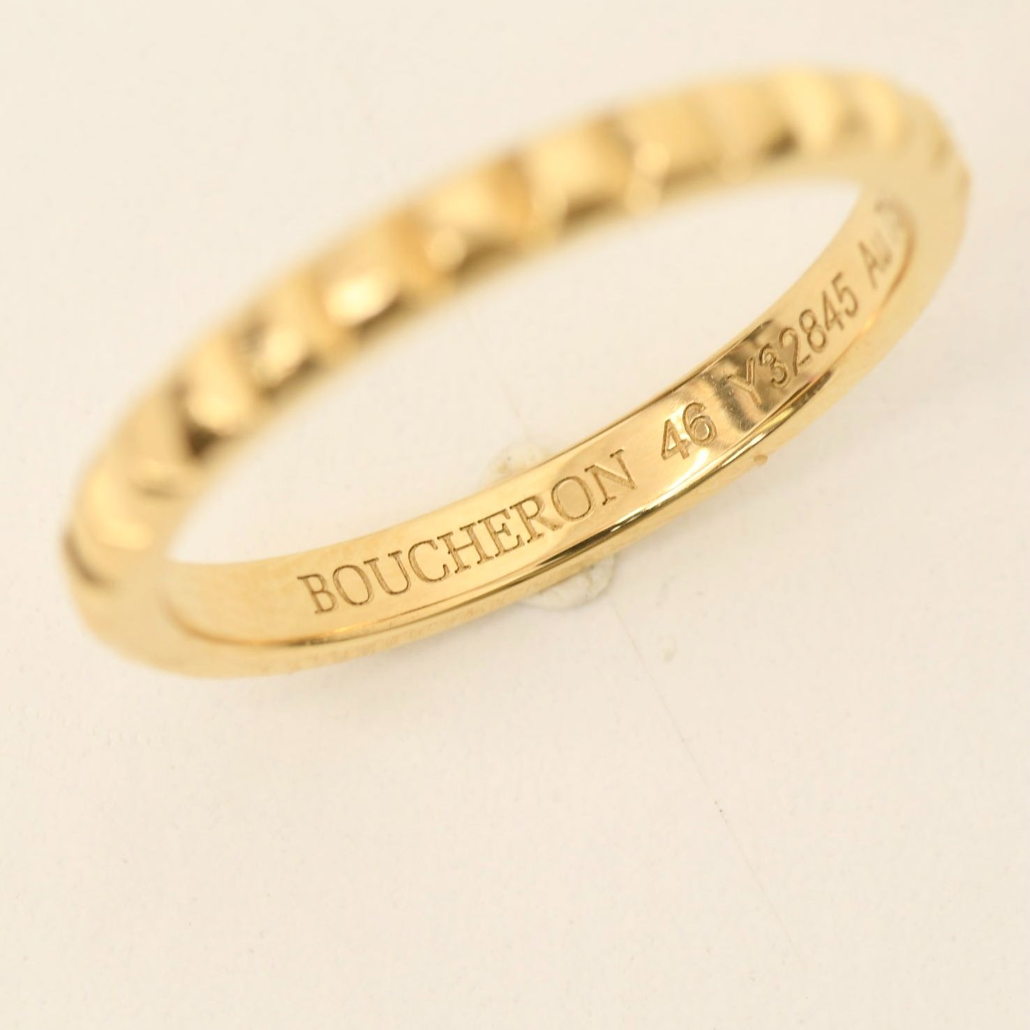 Boucheron ブシュロン リング YG #46 キャトル クル ド パリ スモール