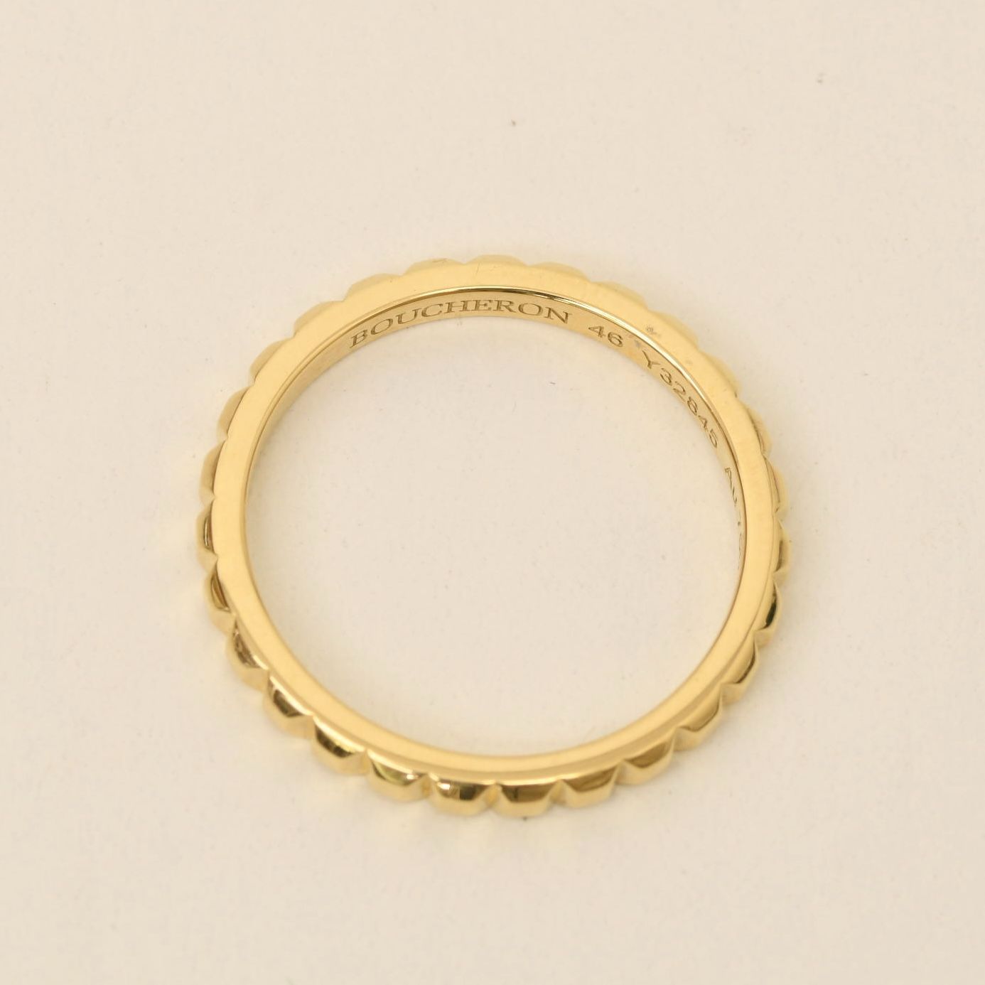 Boucheron ブシュロン リング YG #46 キャトル クル ド パリ スモール