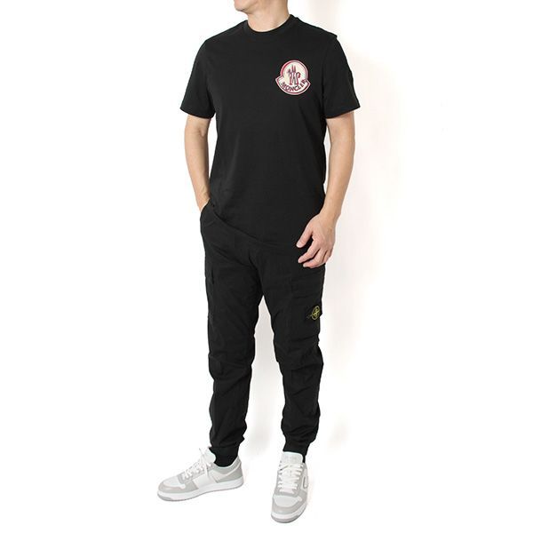 26SSモデル モンクレール MONCLER 手描きワッペンプリント Tシャツ