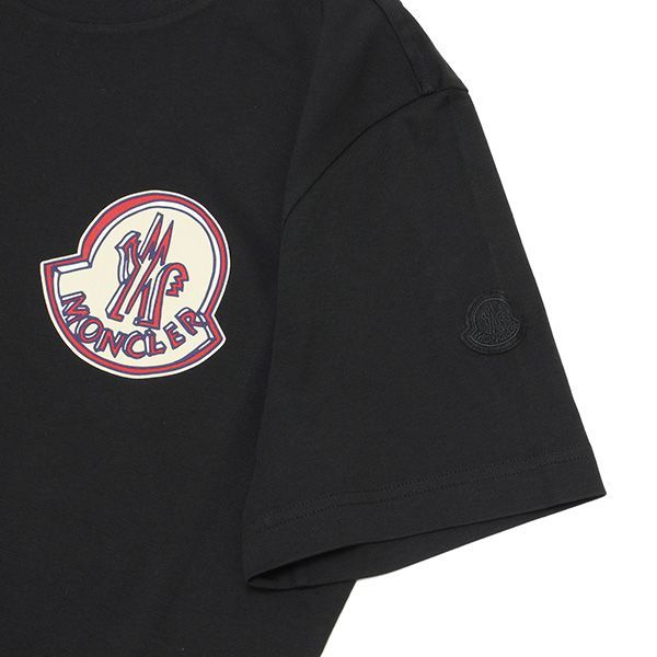 26SSモデル モンクレール MONCLER 手描きワッペンプリント Tシャツ
