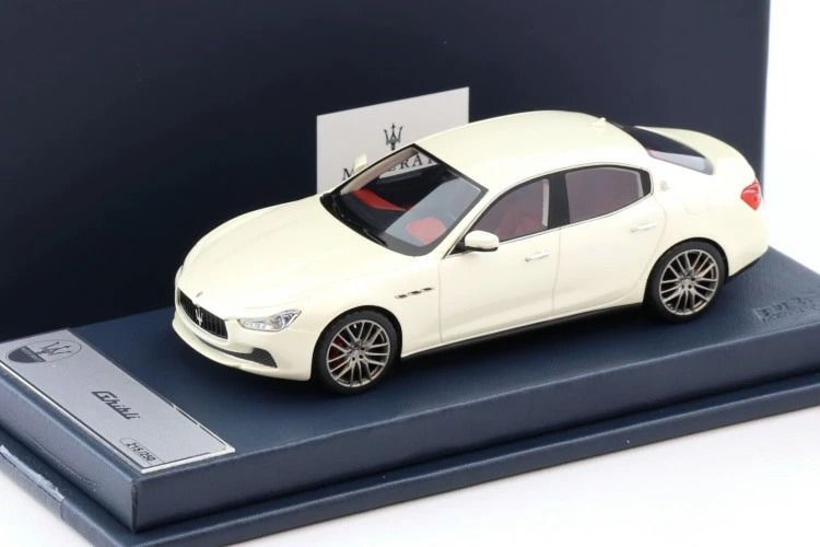 マセラティ 特注 BBR 1/43 ギブリ 2014 リムジン ビアンコ アルピ