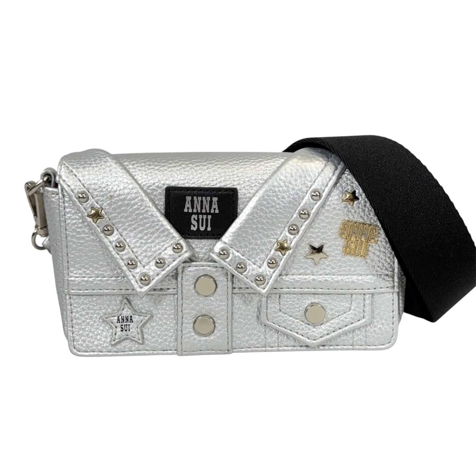 美品】ANNA SUI アナスイ BFF マイクロ ショルダーバッグ 美品】ANNA SUI アナスイ BFF マイクロ ショルダーバッグ