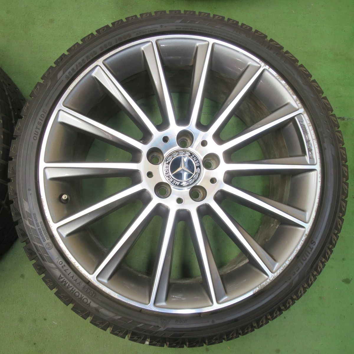 バリ溝！9分☆ベンツ W205 Cクラス 純正 AMG 225/40R19 255/35R19 