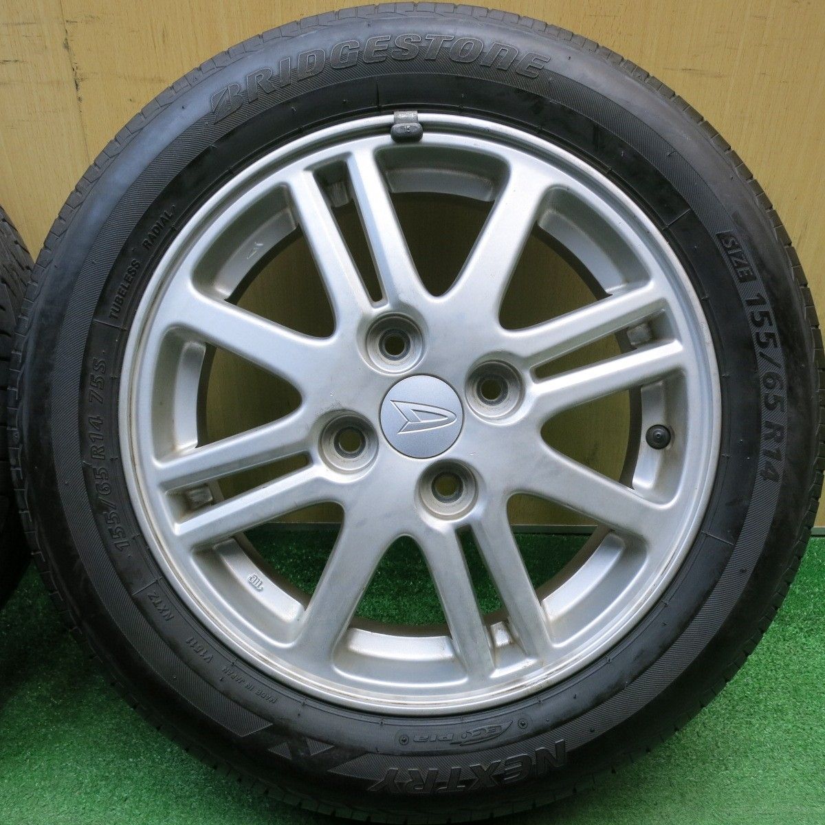 4本価格☆ダイハツ タント ムーヴ 等 純正 155/65R14 ブリヂストン 