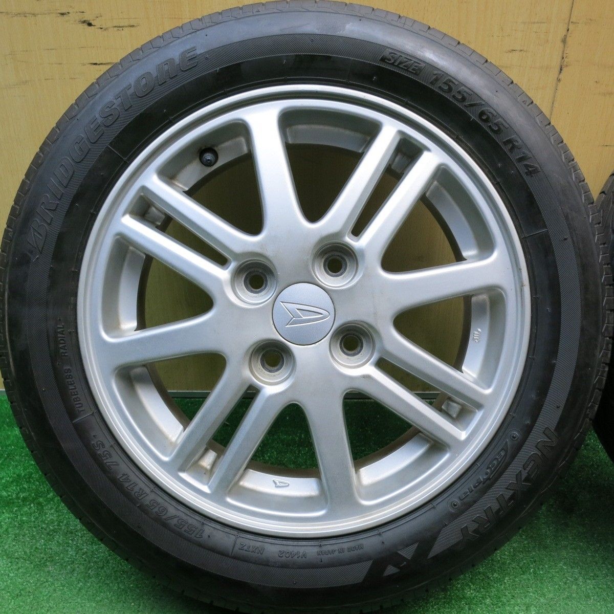 4本価格☆ダイハツ タント ムーヴ 等 純正 155/65R14 ブリヂストン 
