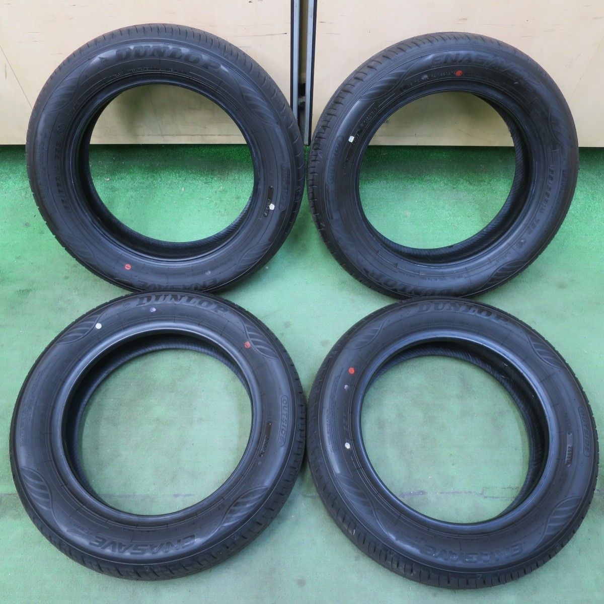 ダンロップ ENASAVE EC350+165/65R14 新車外し25年製造 楽天市場】165