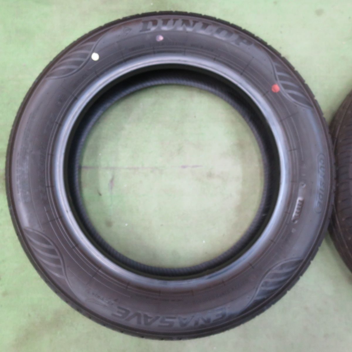 新車外し！25年☆155/65R14 ダンロップ エナセーブ EC350+ タイヤ 14 