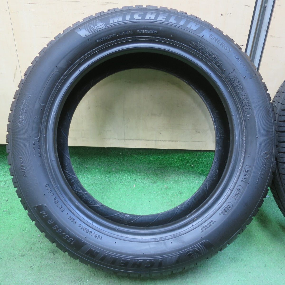 メルカリ市特価 送料込 Nbox タイヤ4本155/65R14 ミシュラン 4本価格！24年☆155/65R14 ミシュラン エナジーセイバー4 タイヤ 14