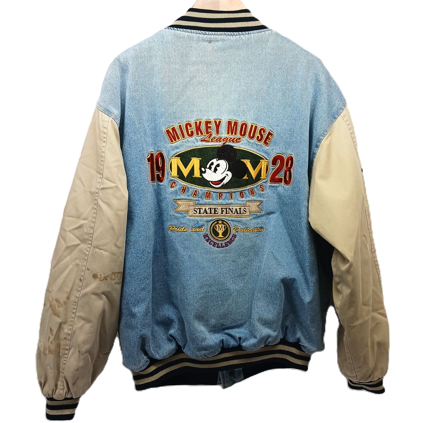 90s vintage Disney ミッキーマウス Mickey Mouse 中綿 デニム