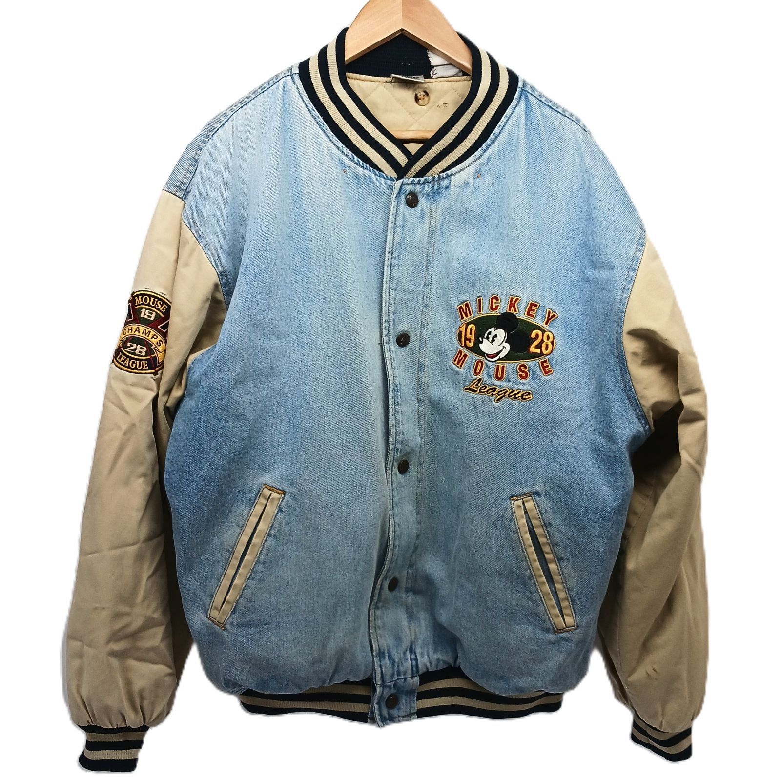 90s vintage Disney ミッキーマウス Mickey Mouse 中綿 デニム