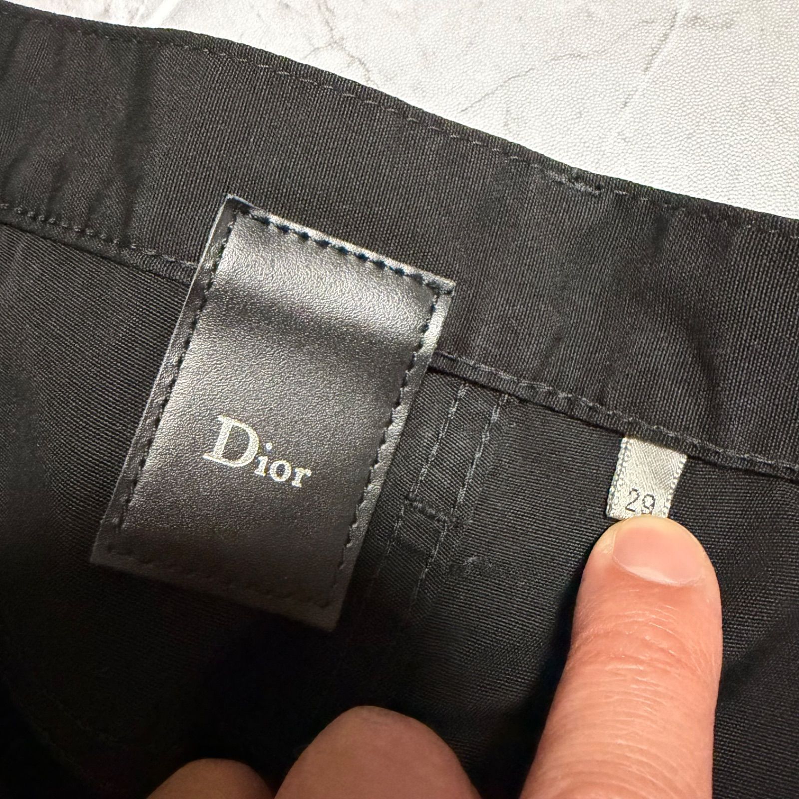 エディ期】Dior HOMME ディオールオム 05SS 2005 BECK期 シワ加工