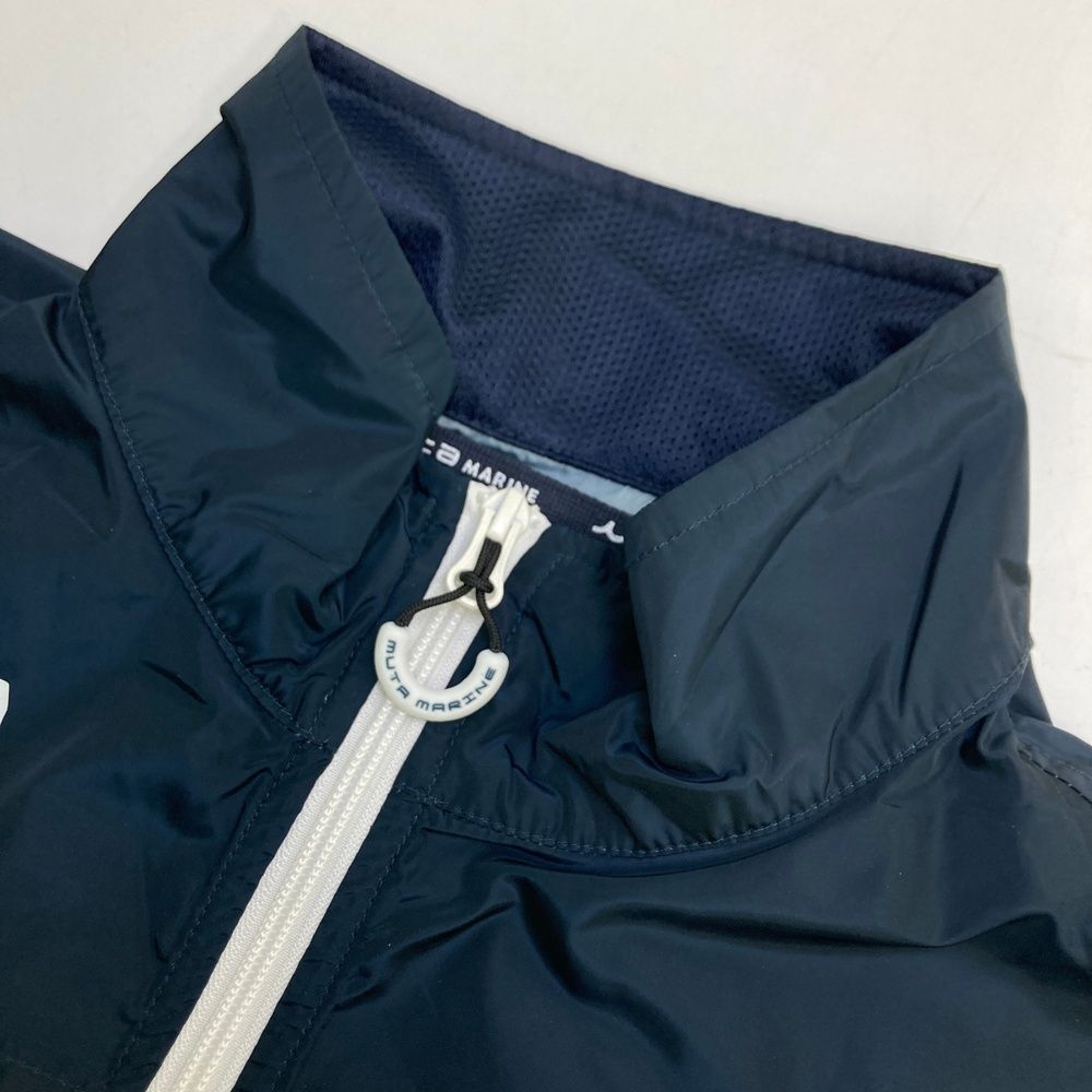 サイズ：5 MUTA MARINE ムータマリン ベスト 空調服 ボーダー柄