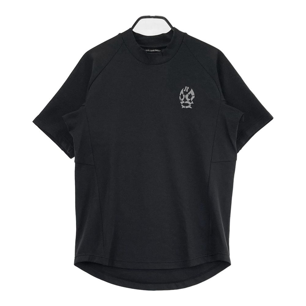 Russelunoラッセルノ モックネック 半袖Tシャツ ルチャ Russeluno ラッセルノ ゴルフウェア メンズ CHECKER LUCHA S/S