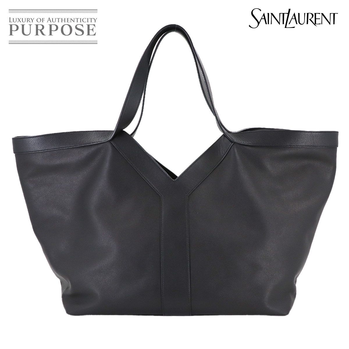 未使用 展示品 サンローラン SAINT LAURENT Y トート バッグ レザー 
