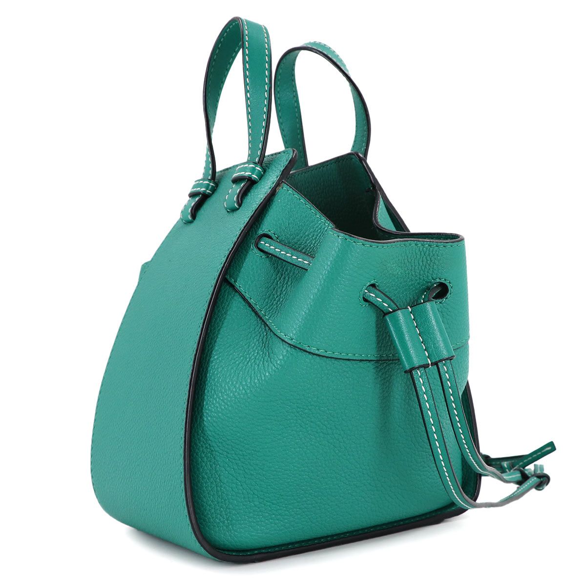 新品同様 ロエベ LOEWE ハンモック ドローストリング ミニ 2way ハンド 