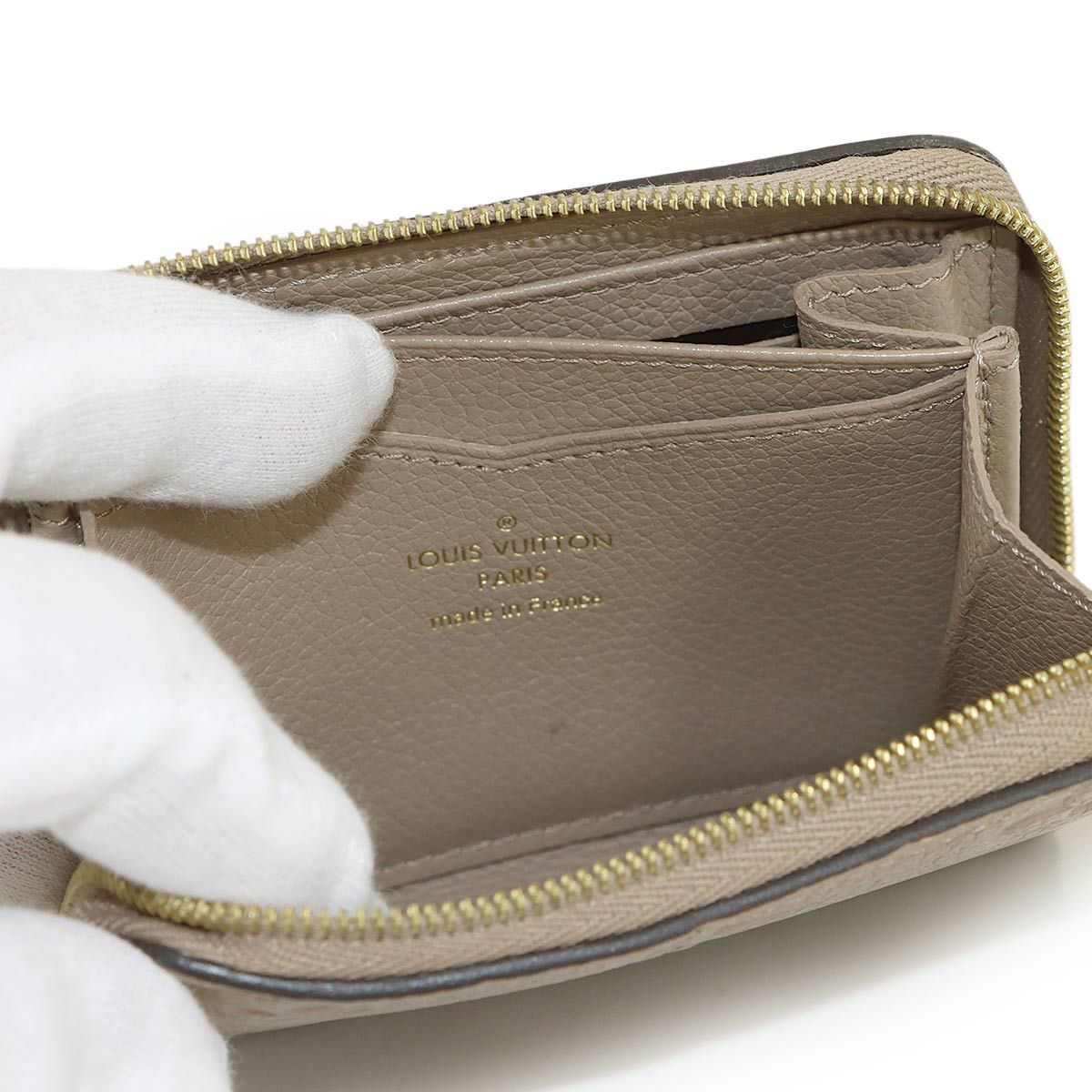 美品 ルイ ヴィトン LOUIS VUITTON モノグラム アンプラント ジッピー 