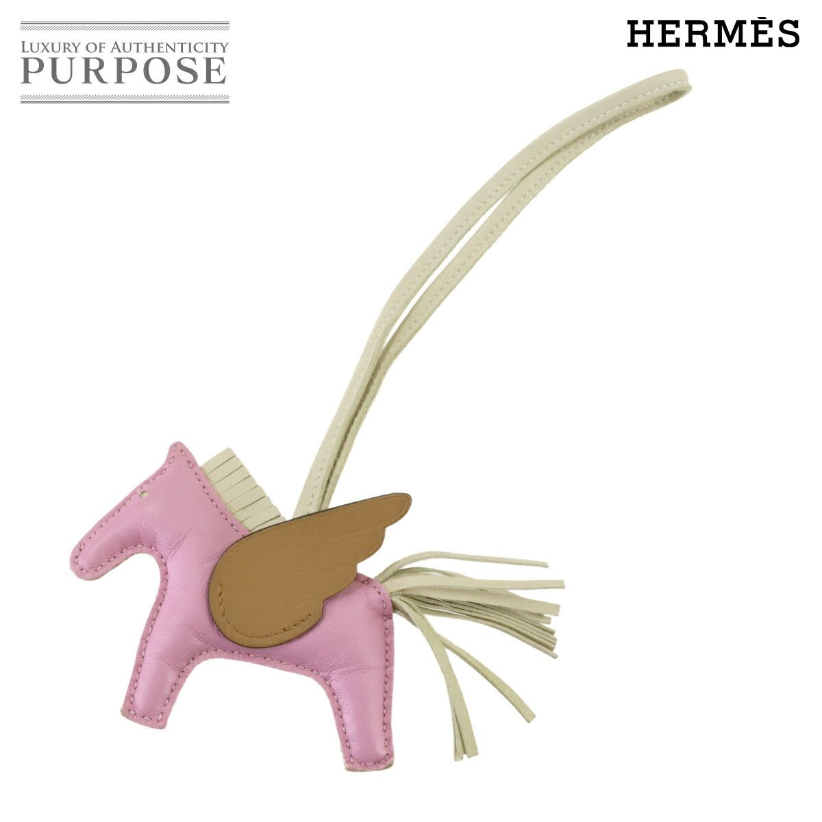 新品同様 エルメス HERMES ロデオ ペガサス PM バッグ チャーム 