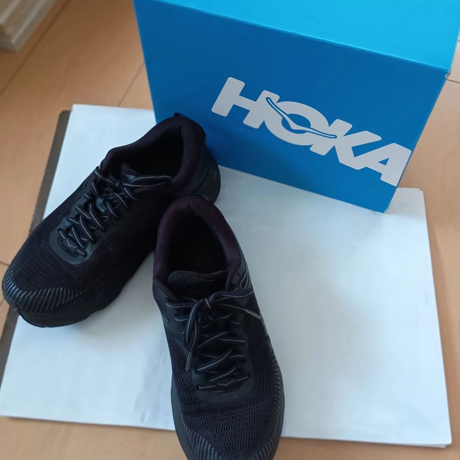 HOKA ONEONE BONDI 7 WIDE Black⁄Black 22SS-I（ホカオネオネ ボンダイ