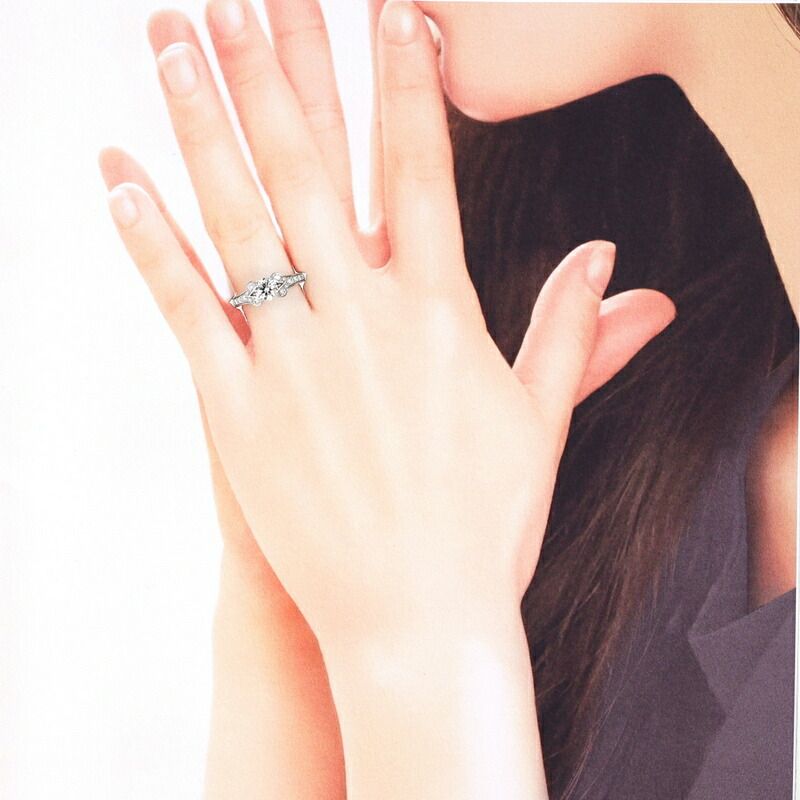 【超美品】カルティエ　リング　バレリーナ カルティエ 指輪 レディース バレリーナ ソリテール #49 9号