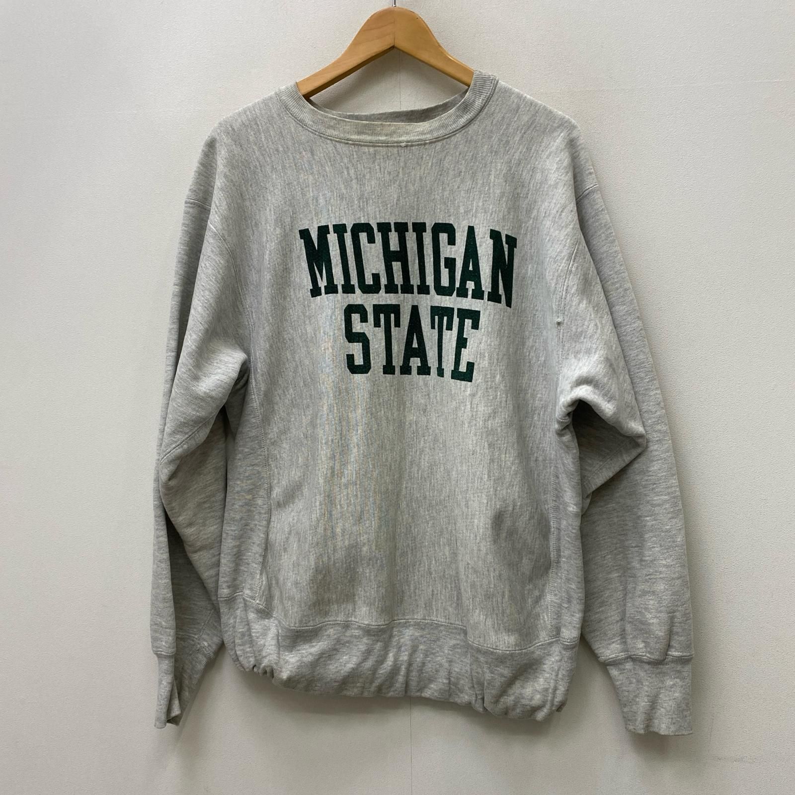 【加古川店】 中古 Champion | チャンピオン スウェット REVERSE WEAVE・USA製 MICHIGAN STATE グレー 【101】 加古川店】 中古 Champion | チャンピオン スウェット REVERSE WEAVE