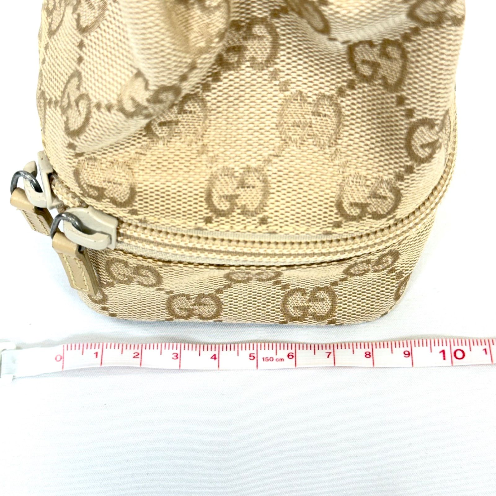 美品】Gucci グッチ GGキャンバス 巾着 アクセサリーポーチ 039 1054 