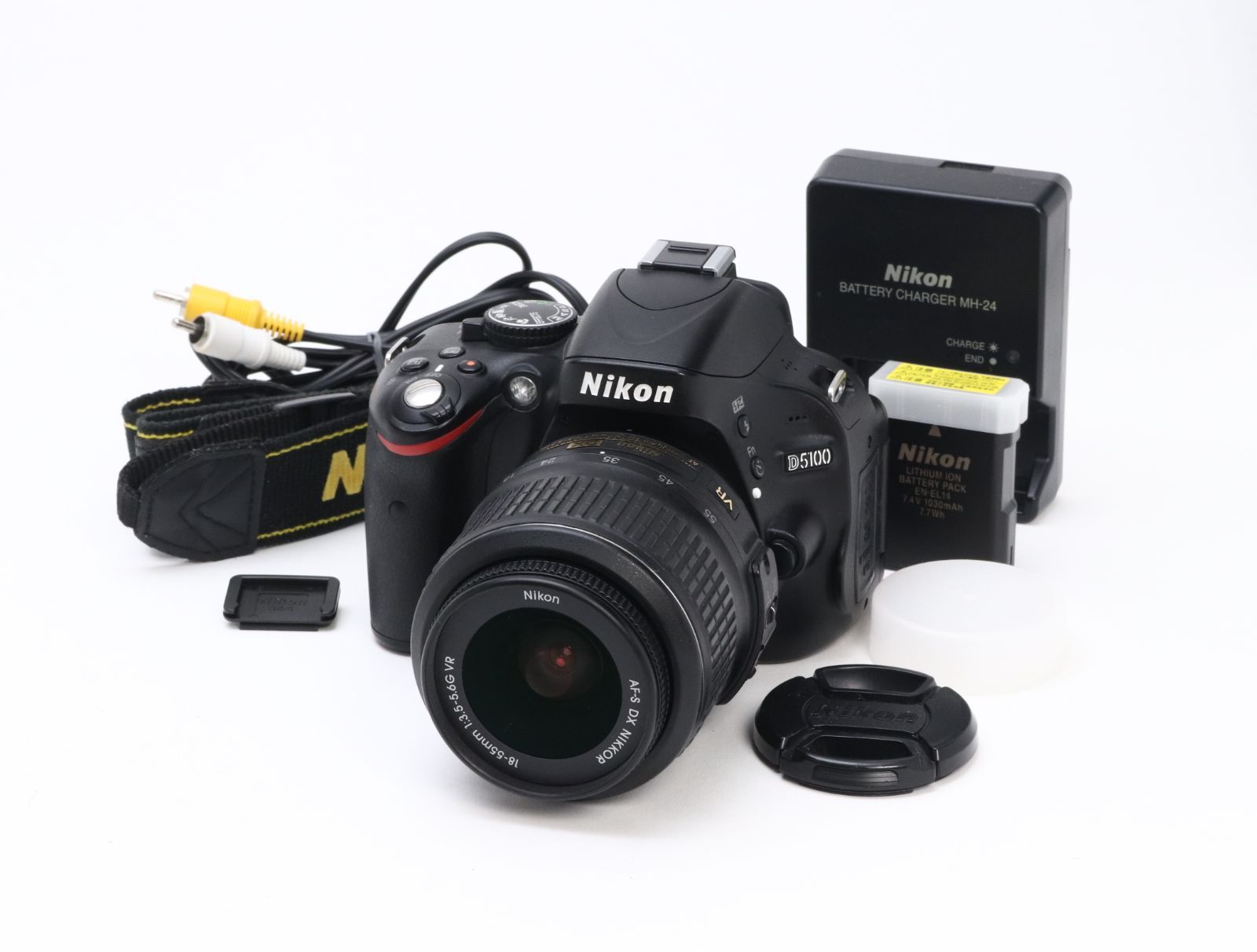Nikon ニコン D5100 AF-S 18-55mm DX NIKKOR VR Camera G 1円~通電のみ