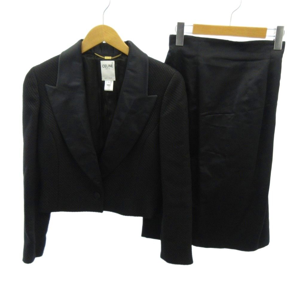 セリーヌ CELINE 美品 ヴィンテージ スーツ セットアップ セリーヌ CELINE 美品 ヴィンテージ スーツ セットアップ