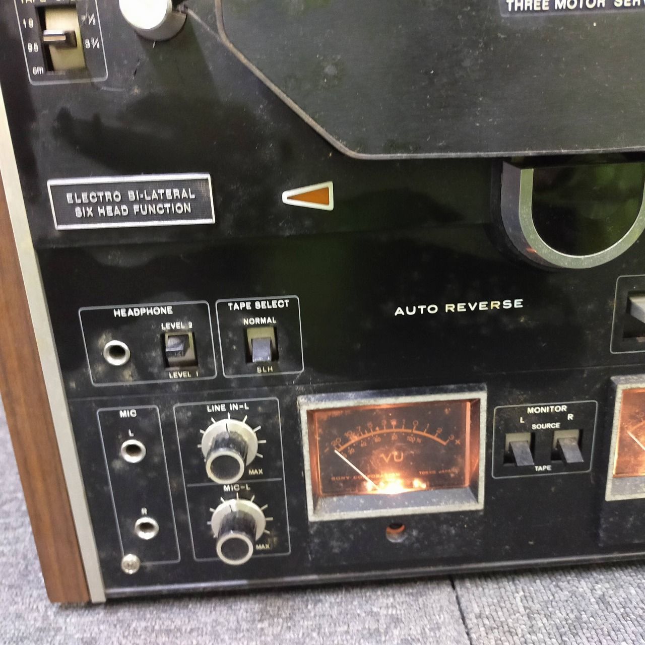 yz1E29_040 SONY TC-808S オープンリールデッキ 通電OK 現状品 【公式