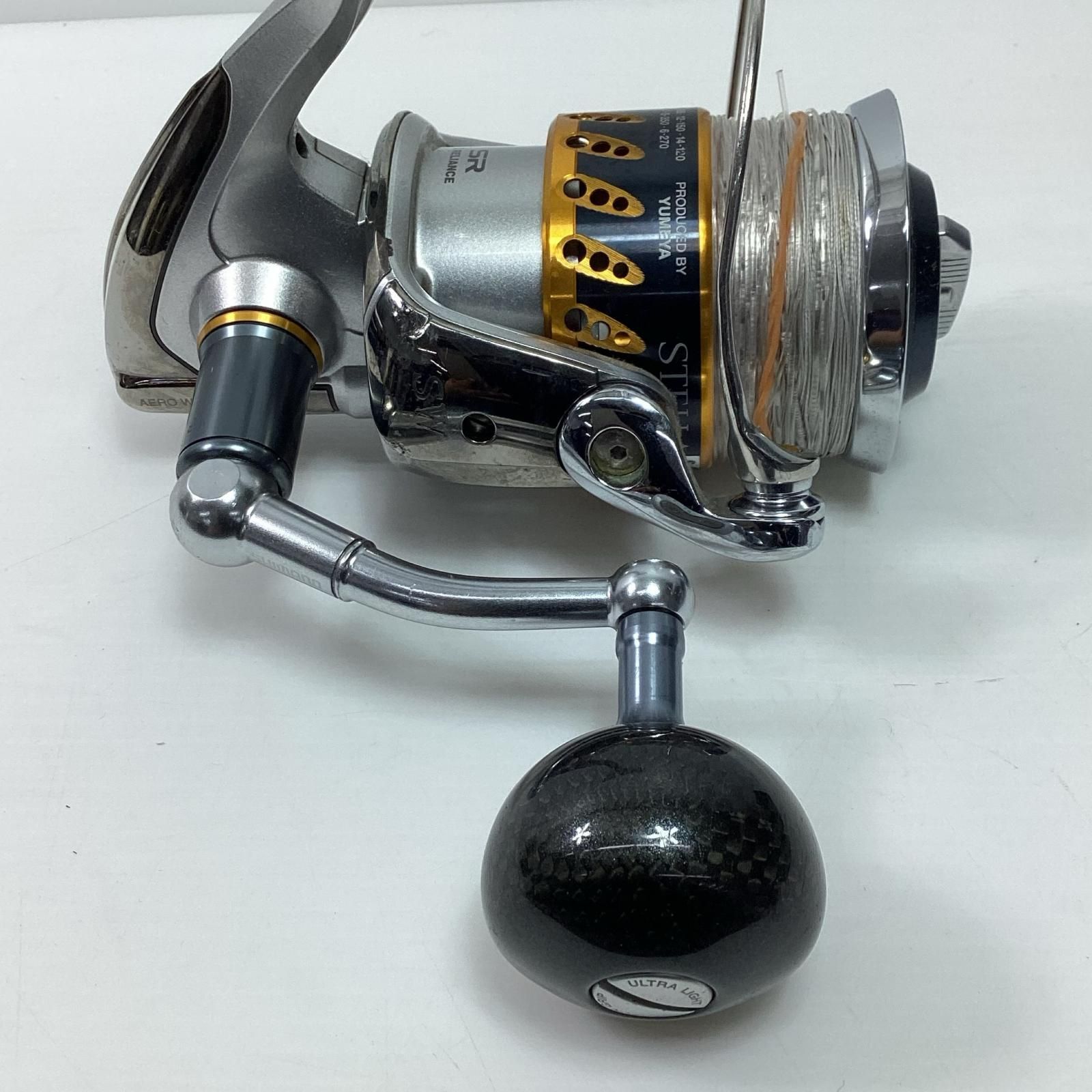 シマノ 夢屋 08 ステラ SW 8000 10000 ロングハンドル 75mm 右巻き