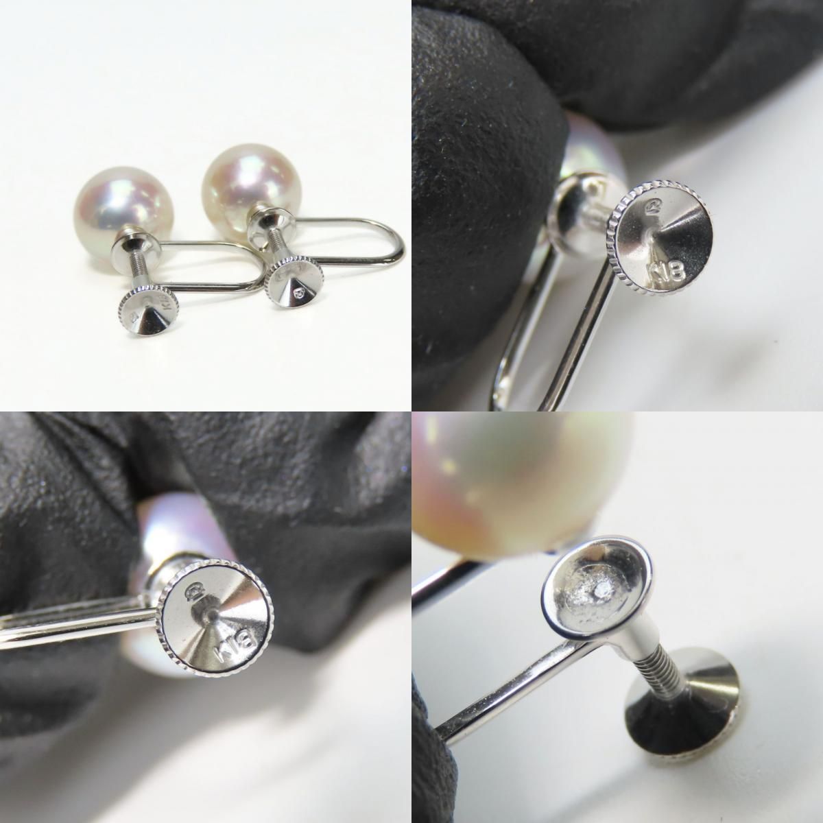中古】 ミキモト ネックレス 約7.5mm~8.0mm パール ホワイト 