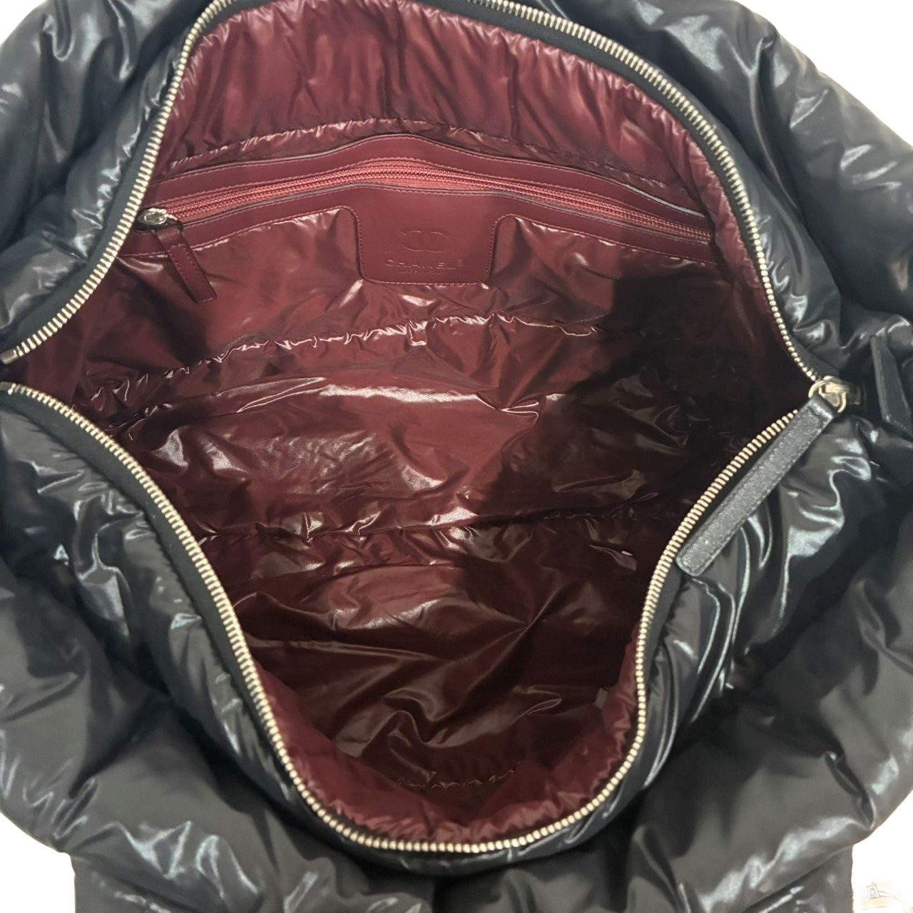 CHANEL シャネル コココクーン ミディアム A48611 ブラック ナイロン 