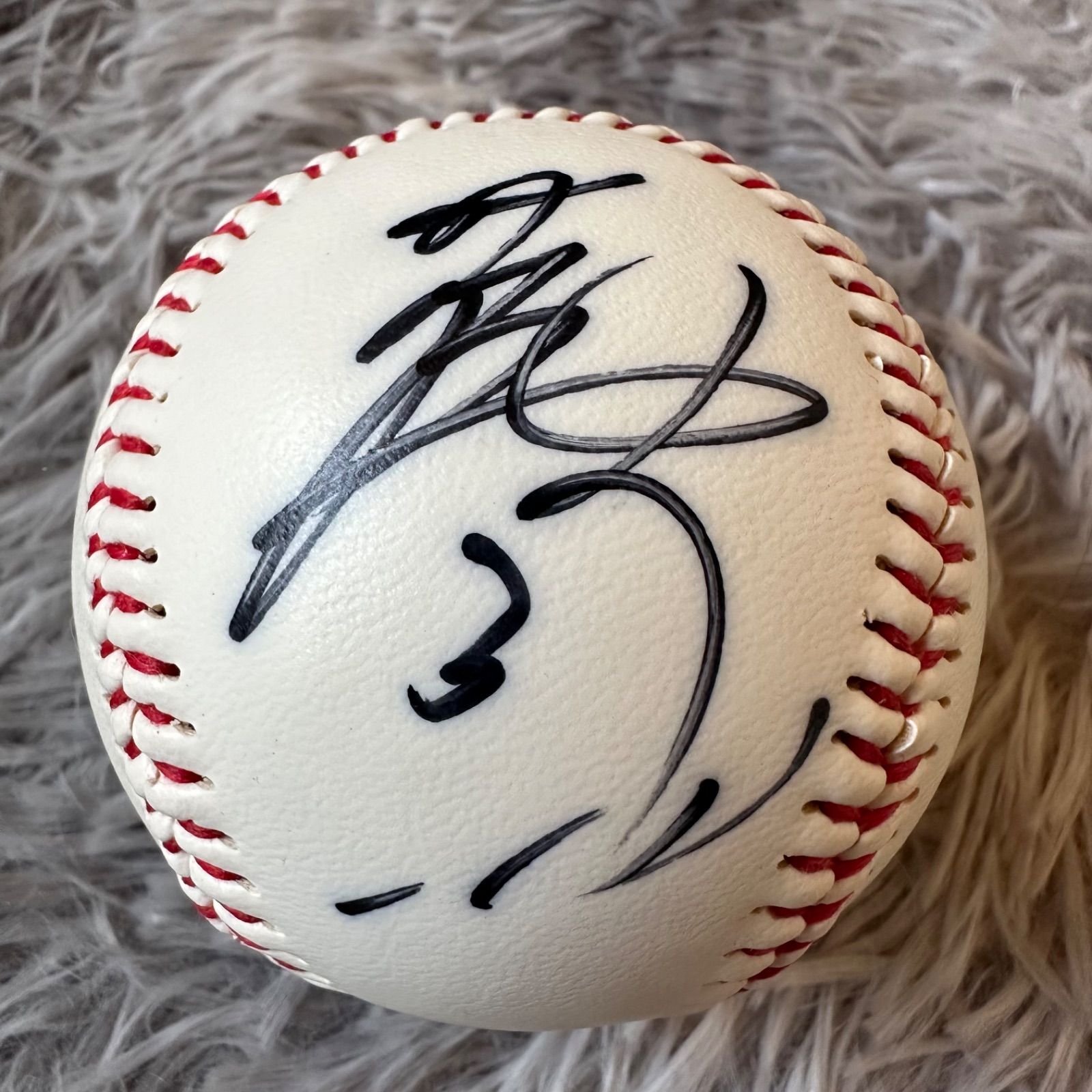 日本ハムファイターズ サイン入り野球ボール落合博満