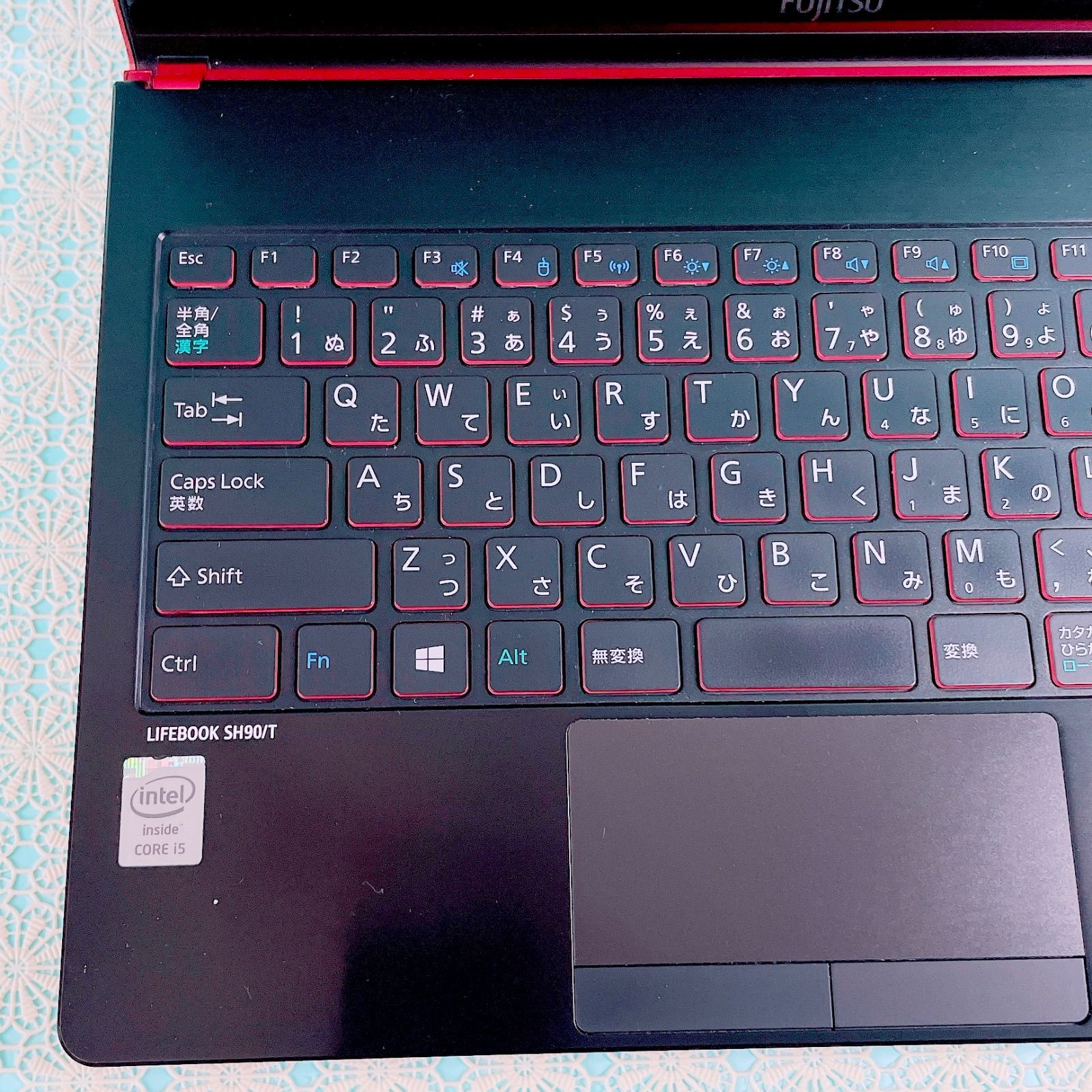 富士通 タッチパネル✨小型軽量ノートパソコン✨️メモリ12GB SSD256GB