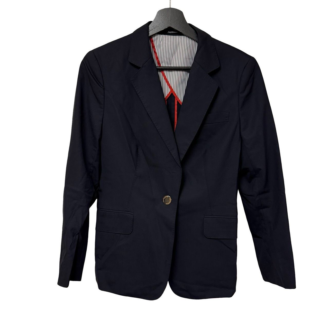 美品 Aquascutum アクアスキュータム シルク混 テーラードジャケット 