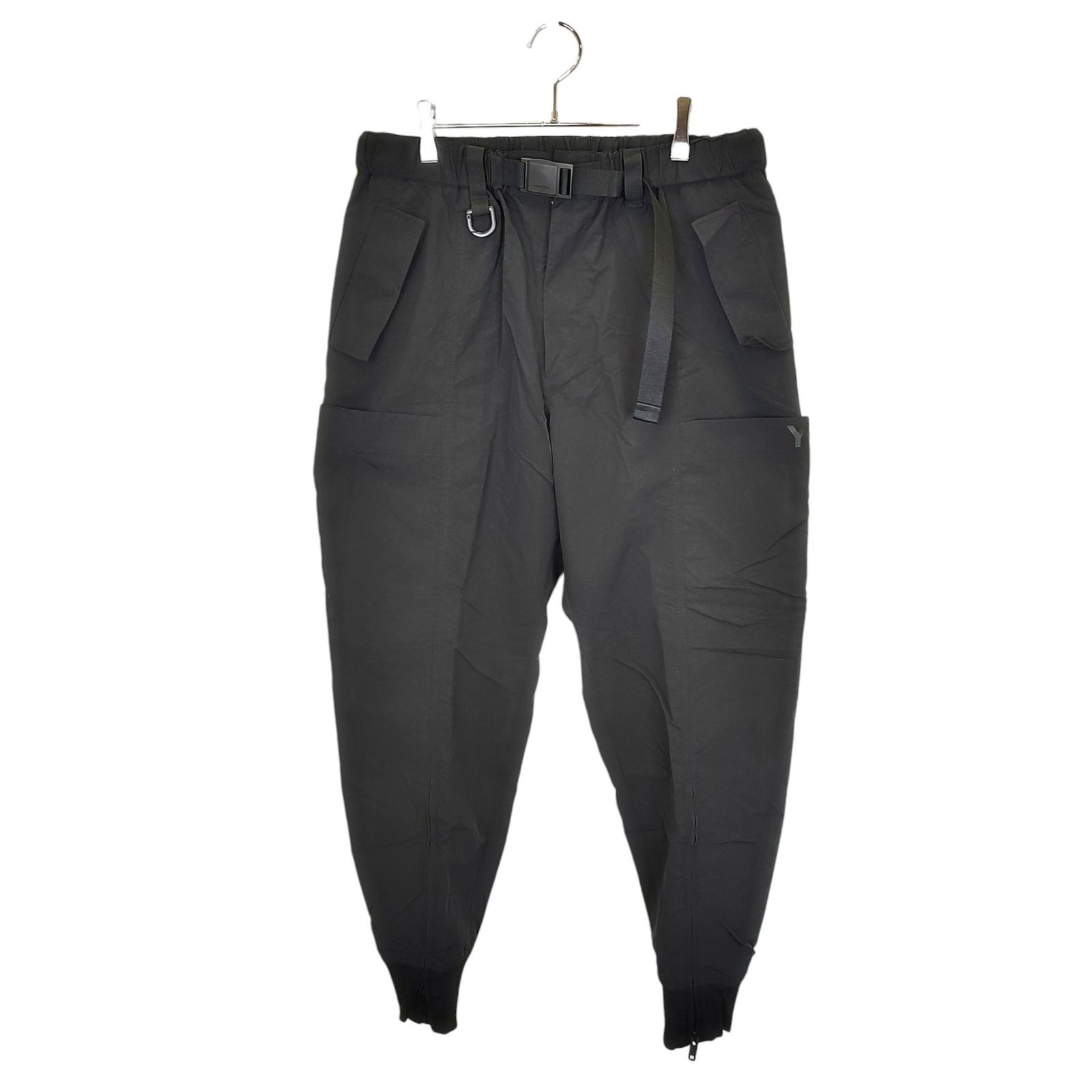 Y-3 ワイスリー ベルト付き ナイロン ジョガー パンツ IN8757 S 