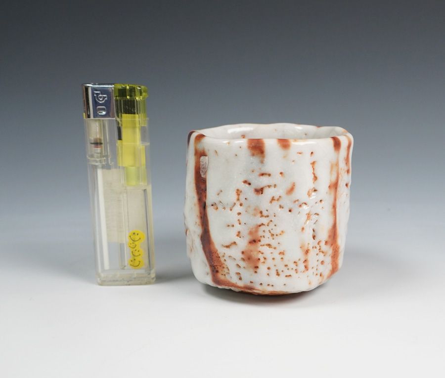 林正太郎 志野ぐいのみ 盃 共箱 酒器 - メルカリ