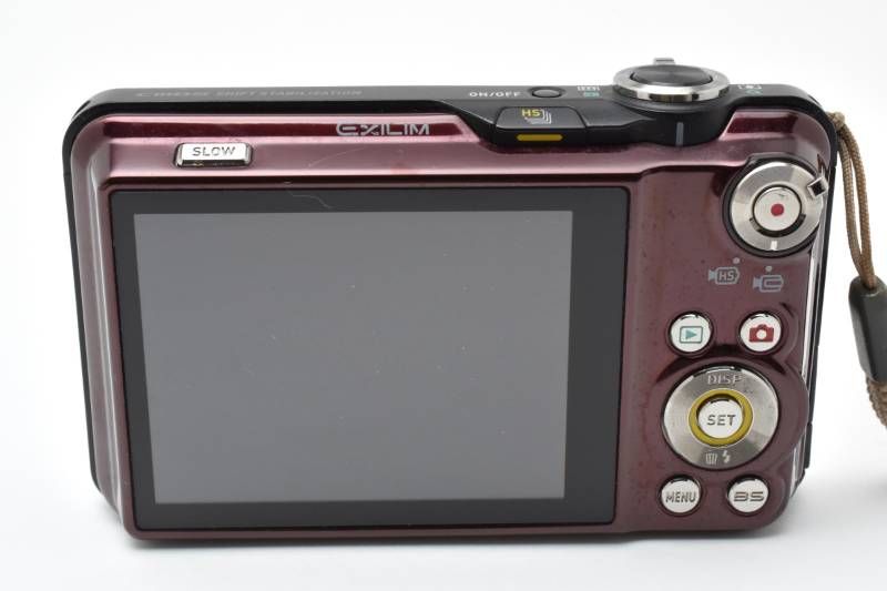 実用光学美品】Casio カシオ EXILIM EX-FC150 レッド 赤 コンパクト 