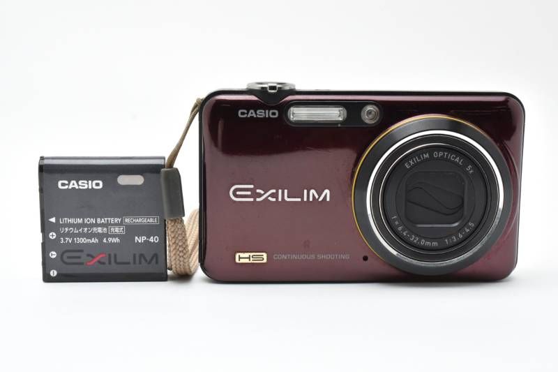 外観キレイ！ CASIO EXILIM EX-FC150 レッド 付属品多数-スノーピーク