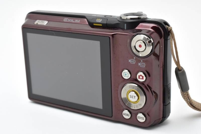 実用光学美品】Casio カシオ EXILIM EX-FC150 レッド 赤 コンパクト